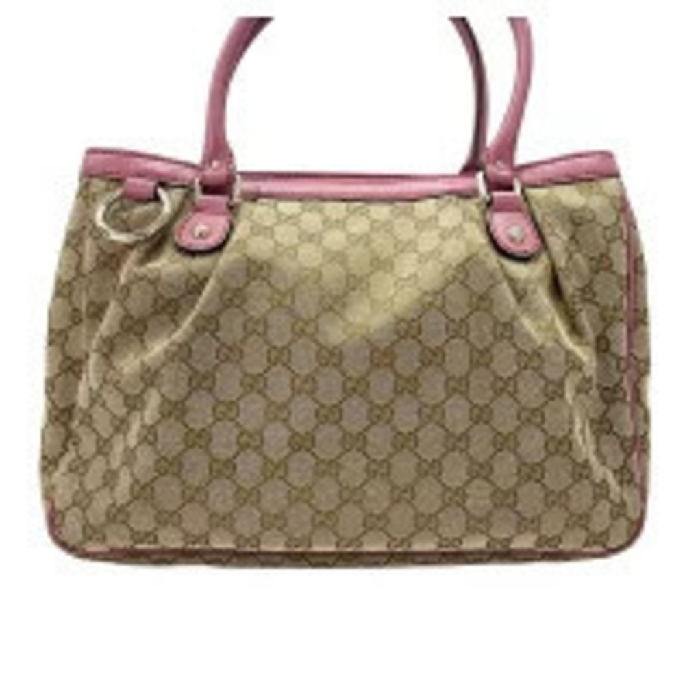 Gucci GG Canvas Sukey Tote Bag Beige Cream